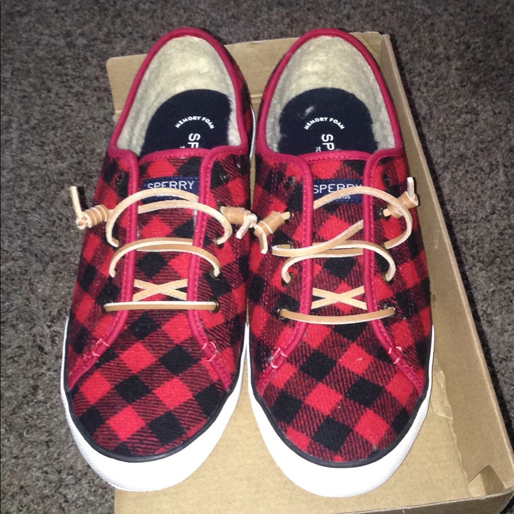 Sperry "top sider" memory foam